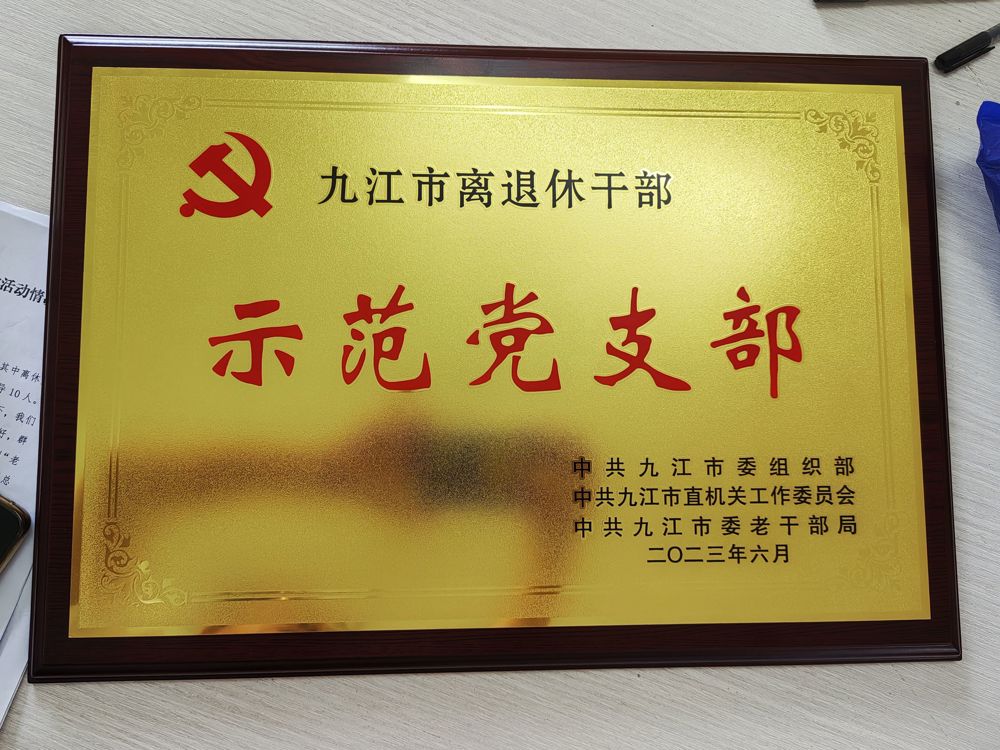 2023年离退休支部“示范党支部”