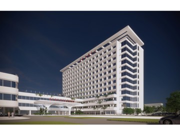 医院应急大楼鸟瞰图